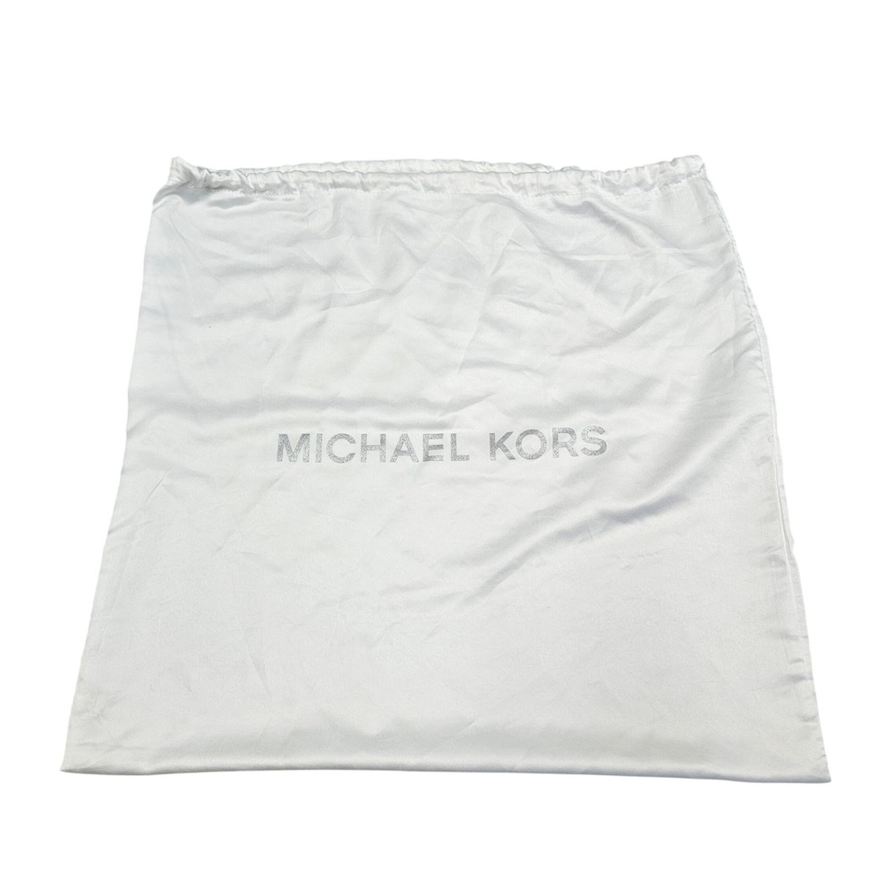 Michael Kors Dust Bag Unisex L White Drawstring Logo Handbag Storage Accessory